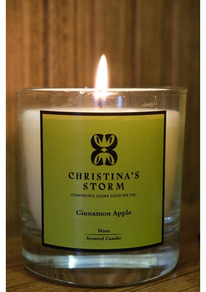 Christina's Storm Cs Apple Cinnamon Scented Candle