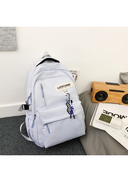 Erkek Çocuklar Için Basit Okul Çantaları, Üniversite Öğrencileri, Lise Öğrencileri, Geniş Kapasiteli Kız Çocuk Sırt Çantaları, Kolej Tarzı Çift Sırt Çantaları (Yurt Dışından)