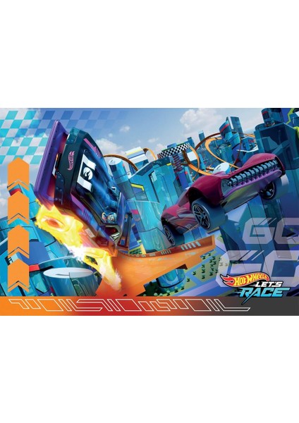 Hot Wheels Puzzle 2X60 Parça 24816