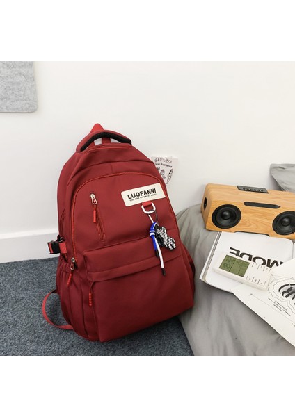 Geniş Kapasiteli Kız Çocuk Sırt Çantaları, Kolej Tarzı Çift Sırt Çantaları (Yurt Dışından)