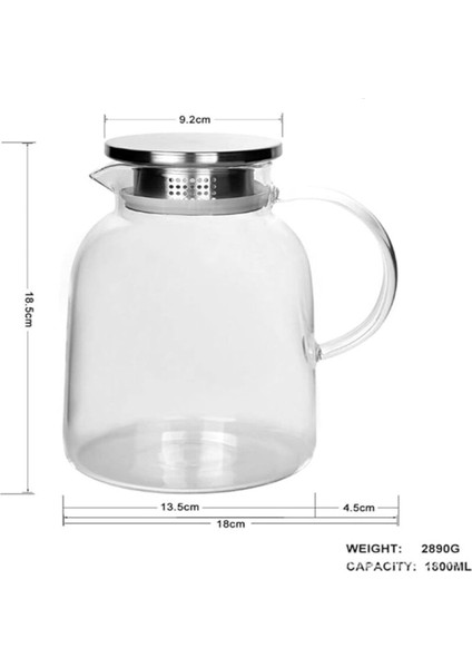 Borosilikat Cam Sürahi 1,8 Lt fırsatları
