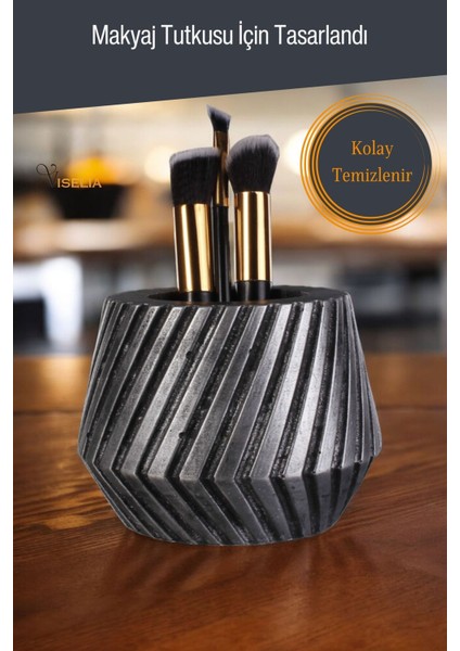 Makyaj Düzenleyici Makyaj Organizeri Makyaj Fırçalığı Gümüş Eskitme Renk Model 21 indirimleri