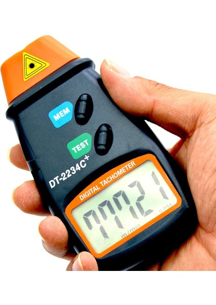 DT-2234C Dijital Lazermetre Rpm Takometre Hız Göstergeli Devir Ölçer