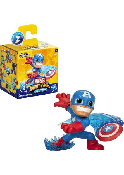 Mighty Verse Aksiyon Figürleri Captain America G0069-G0095