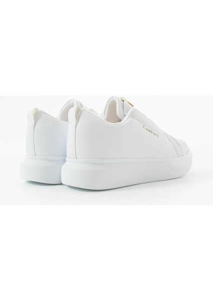 Yüksek Taban Fermuar Detaylı Casual Sneaker Tarz Erkek Ayakkabı