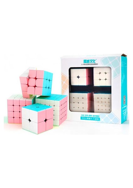 Macarons 2x2 & 3x3 & 4x4 & 5x5 Zeka Küpü Set MF9306