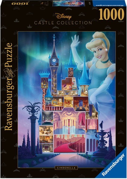 Yetişkin Puzzle 1000 Parça Wd Cinderella Şato 173310