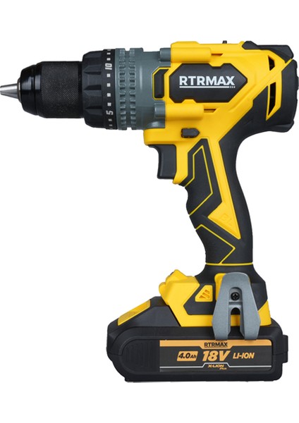 Akülü Darbeli Matkap Kömürsüz 150NM 2x4 Ah Plus Akü Hızlı Şarj Rtrmax X-Lıon