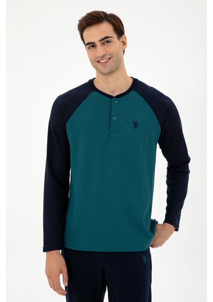 Erkek Yeşil Pijama Takım 50301725-VR054 modelleri
