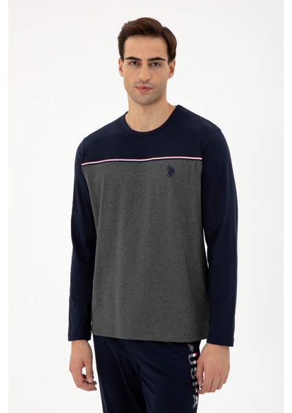 Erkek Lacivert Pijama Takım 50301719-VR033 modelleri