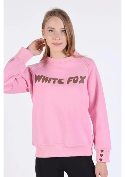 9149M Whıte Fox Bakı Sweat Pembe