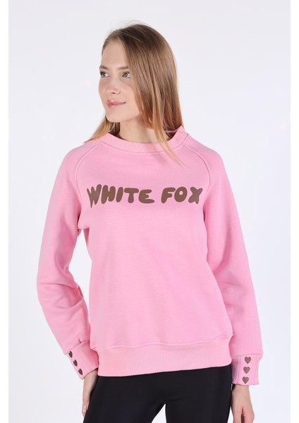 9149M Whıte Fox Bakı Sweat Pembe