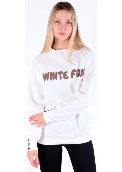 9149M Whıte Fox Bakı Sweat Ekru