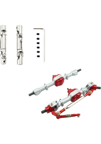 Rc Aksları Tahrik Mili Cnc Metal Yedek Parçaları Mn 1/12 Için Yükseltme (Yurt Dışından)