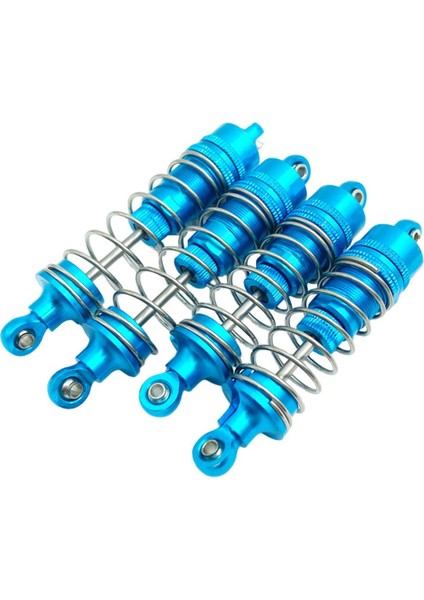 Wltoys 104001 Model Için 4'lü Metal Amortis Yedekleri Mavi (Yurt Dışından)