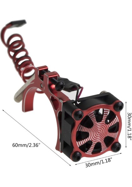 36MM Motor Isı Soğ Fanı 1/8 1/10 Rc Yedek Parçaları Kırmızı (Yurt Dışından) fiyatları