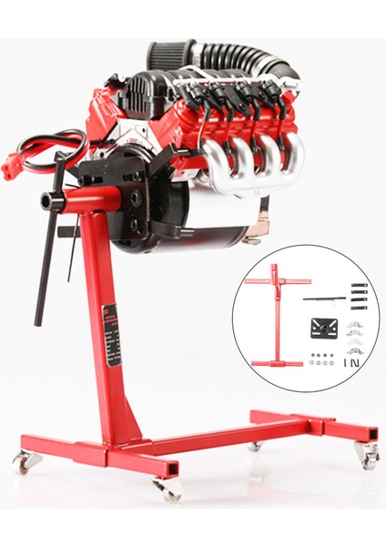 Paslanmaz Çelik 1/10 Ölçekli V8 Motor Im Braketi Rc Aletleri A (Yurt Dışından) indirimleri