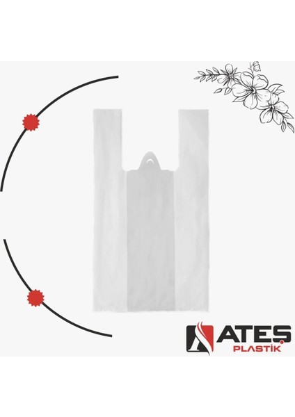 Hışır Deniz Atlet Torba T-Shirt Bag Market/manav Poşeti? 30x60 cm fiyatları