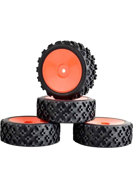 4 12MM Tekerlek Wltoys 144001 124018 124019 Rc Turuncu (Yurt Dışından)