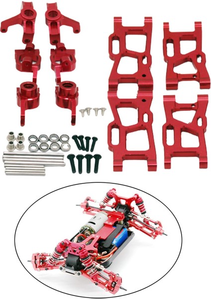 Rc Direksiyon 1/12 Ölçekli Wltoy Yedek Kırmızı (Yurt Dışından) modelleri