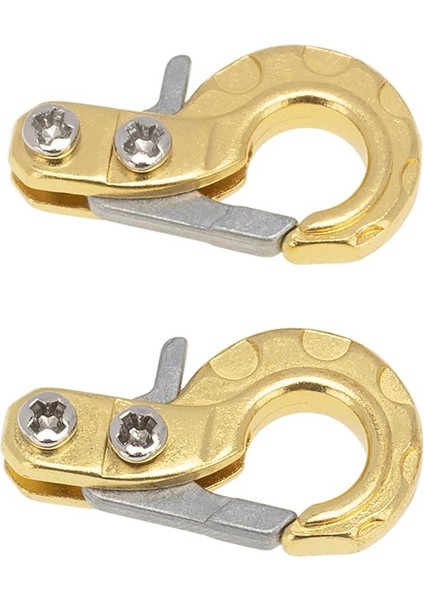 2x 1/10 Rc Metal Rö Kancası Vinç Kancası Axial SCX10 Dıy Aksesuarları Altın (Yurt Dışından) modelleri
