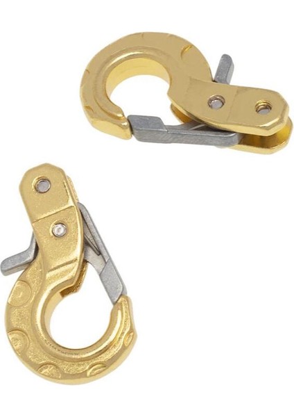 2x 1/10 Rc Metal Rö Kancası Vinç Kancası Axial SCX10 Dıy Aksesuarları Altın (Yurt Dışından) indirimleri