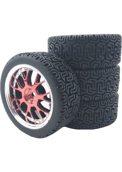 4 Kauçuk Tekerlek Wltoys 144001 124018 Model Rc Dıy Kırmızı Için Yükseltme (Yurt Dışından) fiyatları