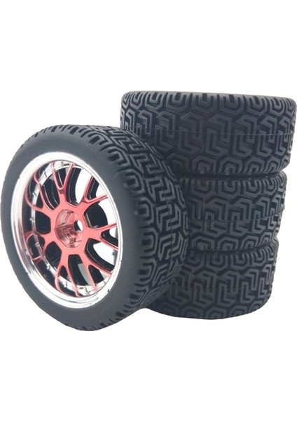 4 Kauçuk Tekerlek Wltoys 144001 124018 Model Rc Dıy Kırmızı Için Yükseltme (Yurt Dışından) modelleri