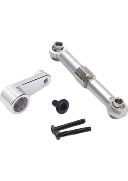 Wltoys 124018 Dıy Modifiyeli Metal Servo Bağlantı Çekme Çubuğu ve 28T Servo (Yurt Dışından)