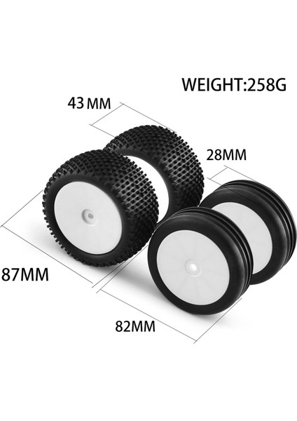 Kauçuk Rc Tekerlek 1:10 Yedek Aksesuarlar Diğerleri Için Tekerlek (Yurt Dışından) modelleri