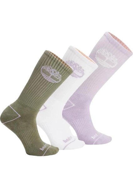 3pp Bowden Crew Fc Crew With Tree Logo Pastel Lılac Unisex Çorap