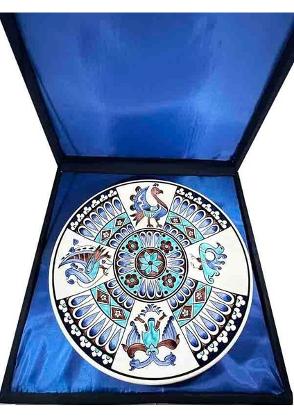Selçuklu Kuşu 30cm Iznik Çini Tabak