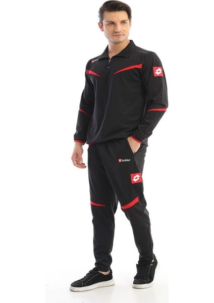 Eşofman Takımı, Lotto Suit Team Ant Pl Black/red, N8162 3xl