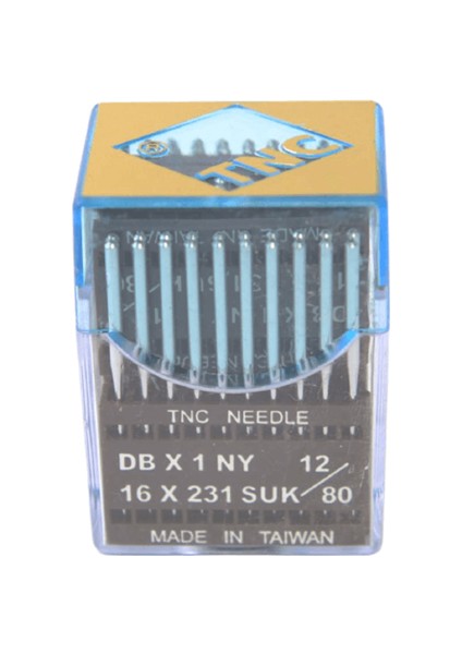 Düz Makine Ince Dip Dikiş Iğnesi / Dbx1 Suk 12/80 100ADET