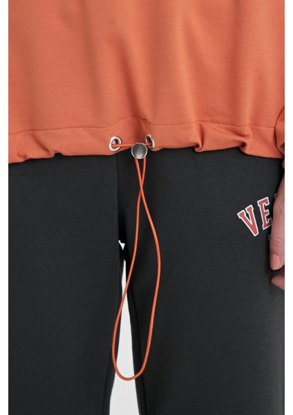 Kadın Norah Karamel Yakası Detaylı Regular Fit Sweatshirt