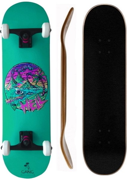 Skateboard Skateboards 8.0 Wth Complete Profesyonel Kaykay Beyaz