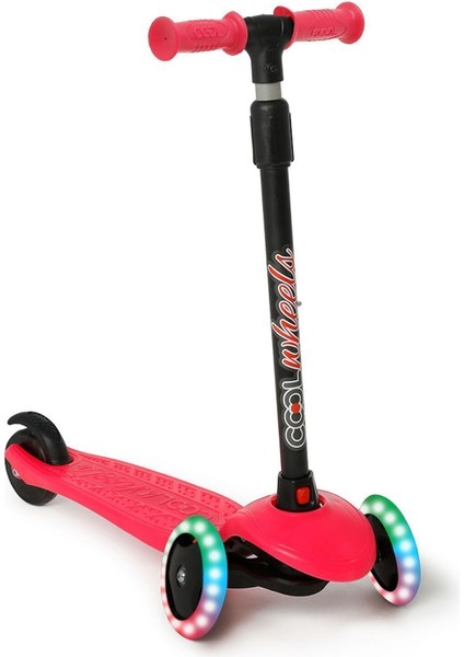 3 3 Toys - Dragon Işıklı Pembe Scooter - LED Işıklı Scooter - FR59458 3+ Yaş Pembe Pembe 3+ Yaş