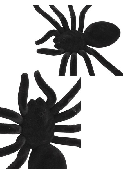 Halloween Örümcek 16CM Flok Kumaş AST6764 fiyatları