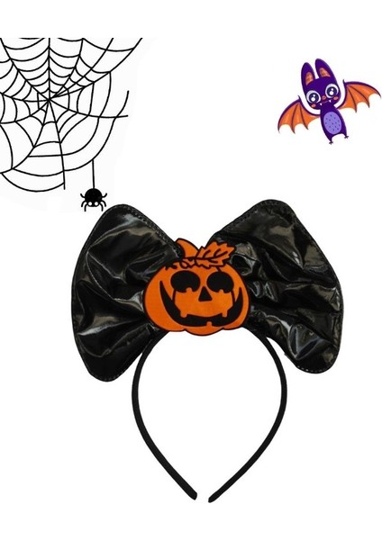 Halloween Fiyonklu Balkabağı Taç AST6562