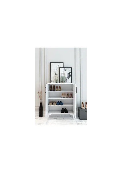 Beyaz Ayakkabılık - %100 MDF 95X70X35 cm fiyatları
