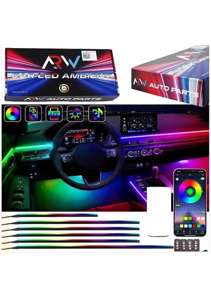 Peugeot 305 Araç Içi Ambiyans 210 Mod Full Fonksiyon