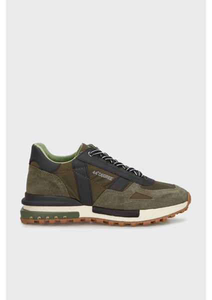 Hakiki Deri Renk Bloklu Sneaker Ayakkabı Erkek Ayakkabı 15220354H1