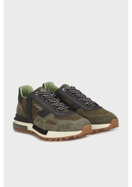 Hakiki Deri Renk Bloklu Sneaker Ayakkabı Erkek Ayakkabı 15220354H1 fiyatları