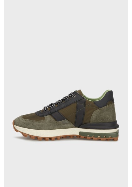 Hakiki Deri Renk Bloklu Sneaker Ayakkabı Erkek Ayakkabı 15220354H1 modelleri