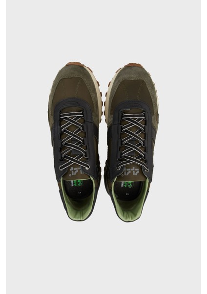 Hakiki Deri Renk Bloklu Sneaker Ayakkabı Erkek Ayakkabı 15220354H1 fırsatları