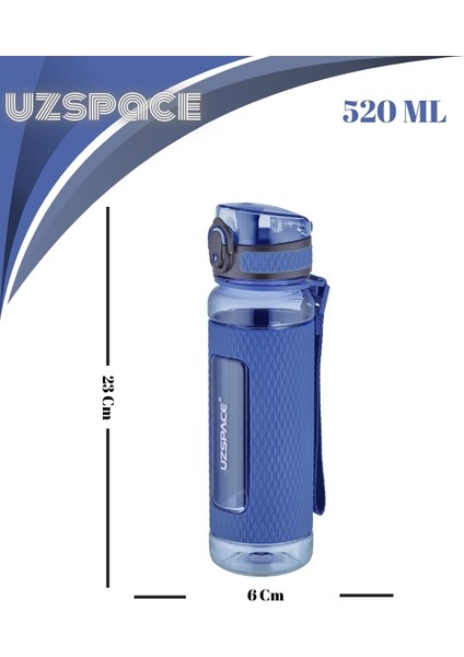 Chrystal Diamond Tritan Su Matarası – Slikon Korumalı - 520 ml fiyatları