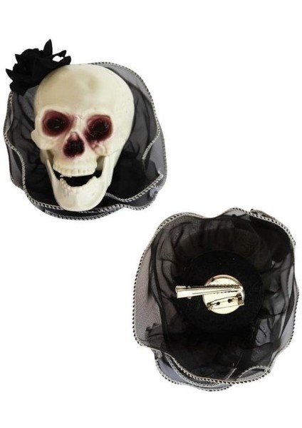 Halloween Kuru Kafa Toka-Broş Siyah fiyatları