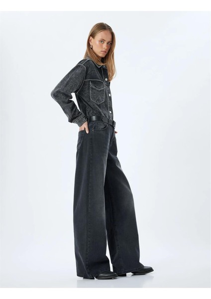 5WAL40014MD Blk Siyah Kadın Pamuk Denim Pantolon fiyatları