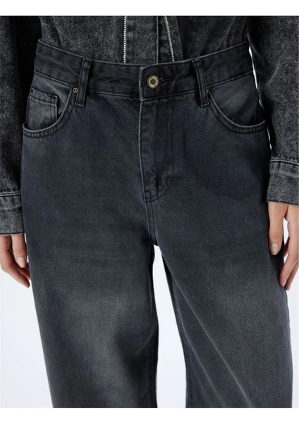 5WAL40014MD Blk Siyah Kadın Pamuk Denim Pantolon indirimleri