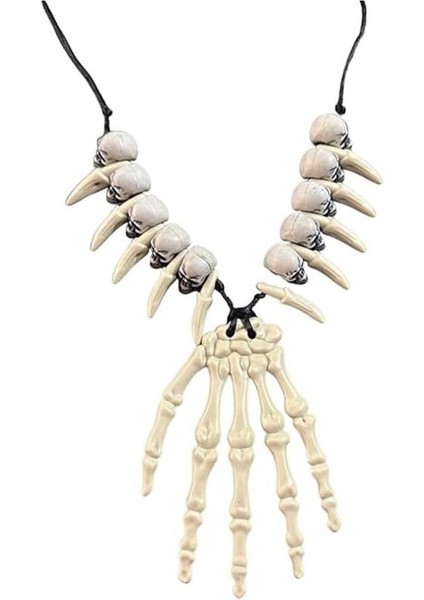 Halloween Kurukafa Kemik Kolye